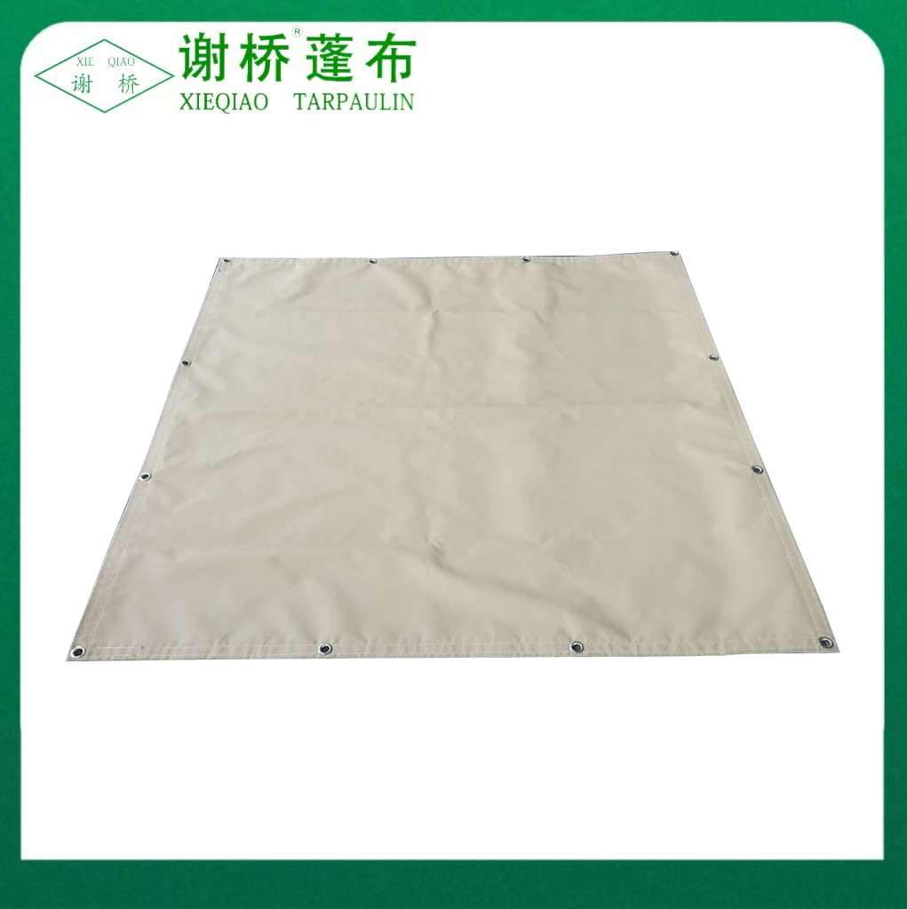 Keltainen vinyylivedenpitävä tarp 5 "× 5"